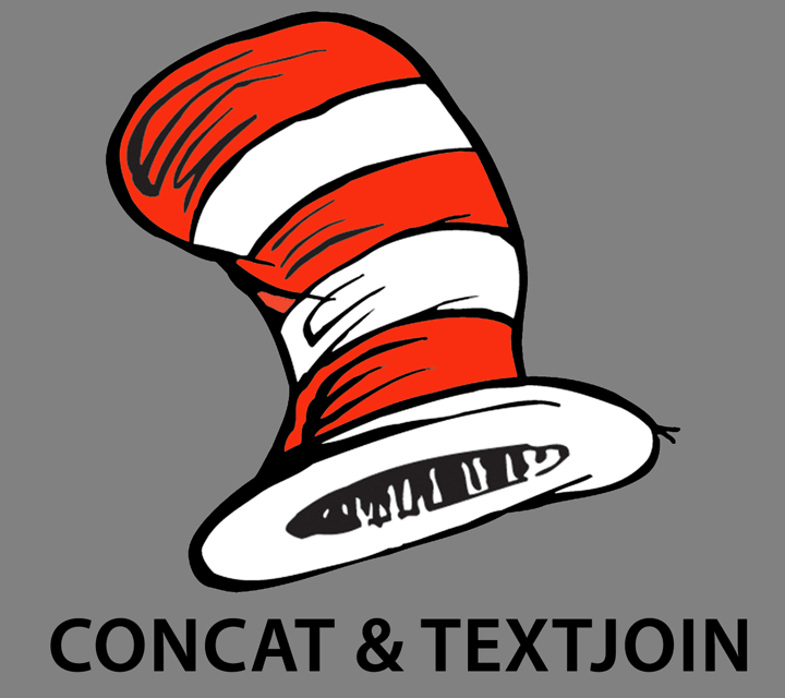 CONCAT & TEXTJOIN