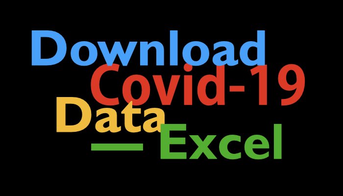 Download Coronavirus data to Excel