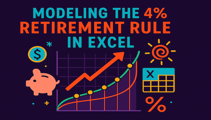 Modeling the 4 Percent Retirement Rule in Excel